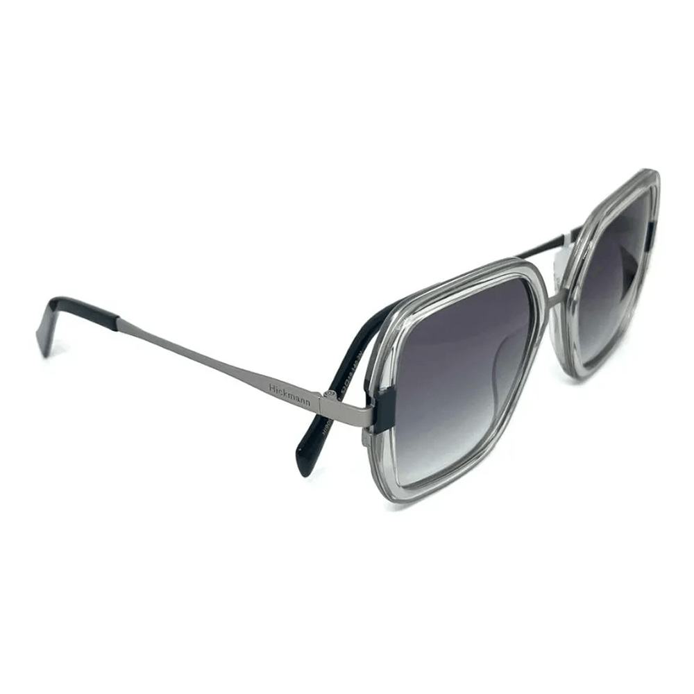 Foto 2 de Óculos de Sol Ana Hickmann HI90025 Feminino Quadrado Acetato Prata