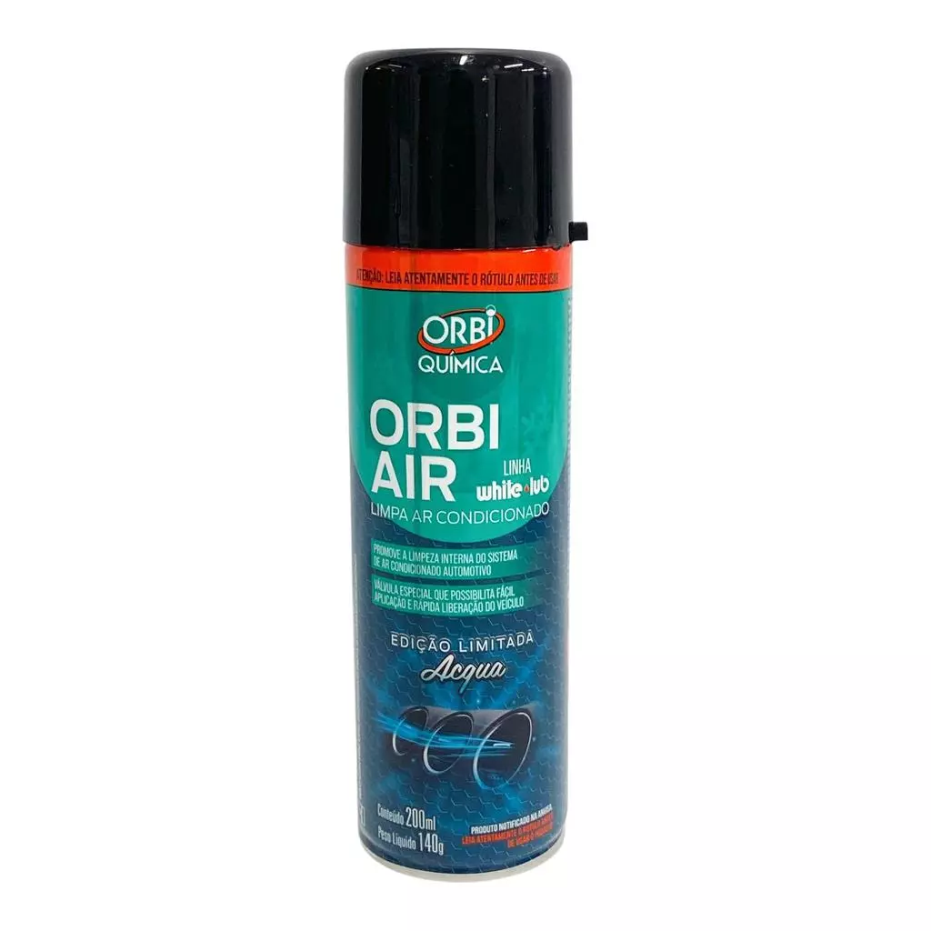 Limpa Ar Condicionado Higienizador Orbi Air 200 Ml Acqua