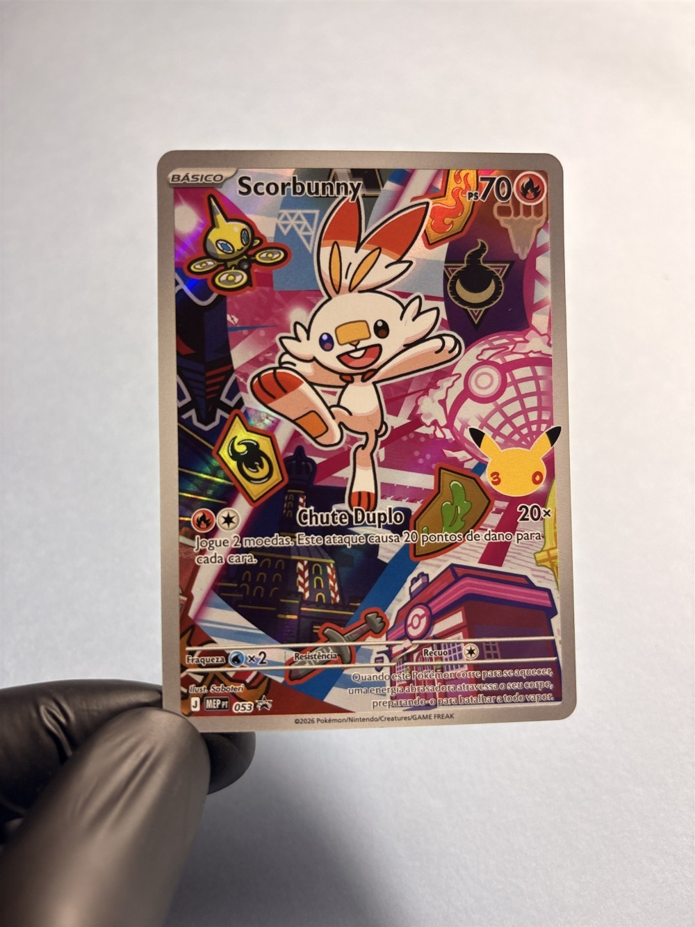 Scorbunny (53) Mega Promos Pokémon TCG — Near Mint, Novo