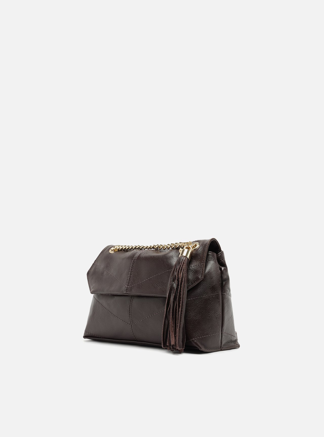 Foto 2 de Bolsa Tiracolo Vermelha Couro Ísis Pequena