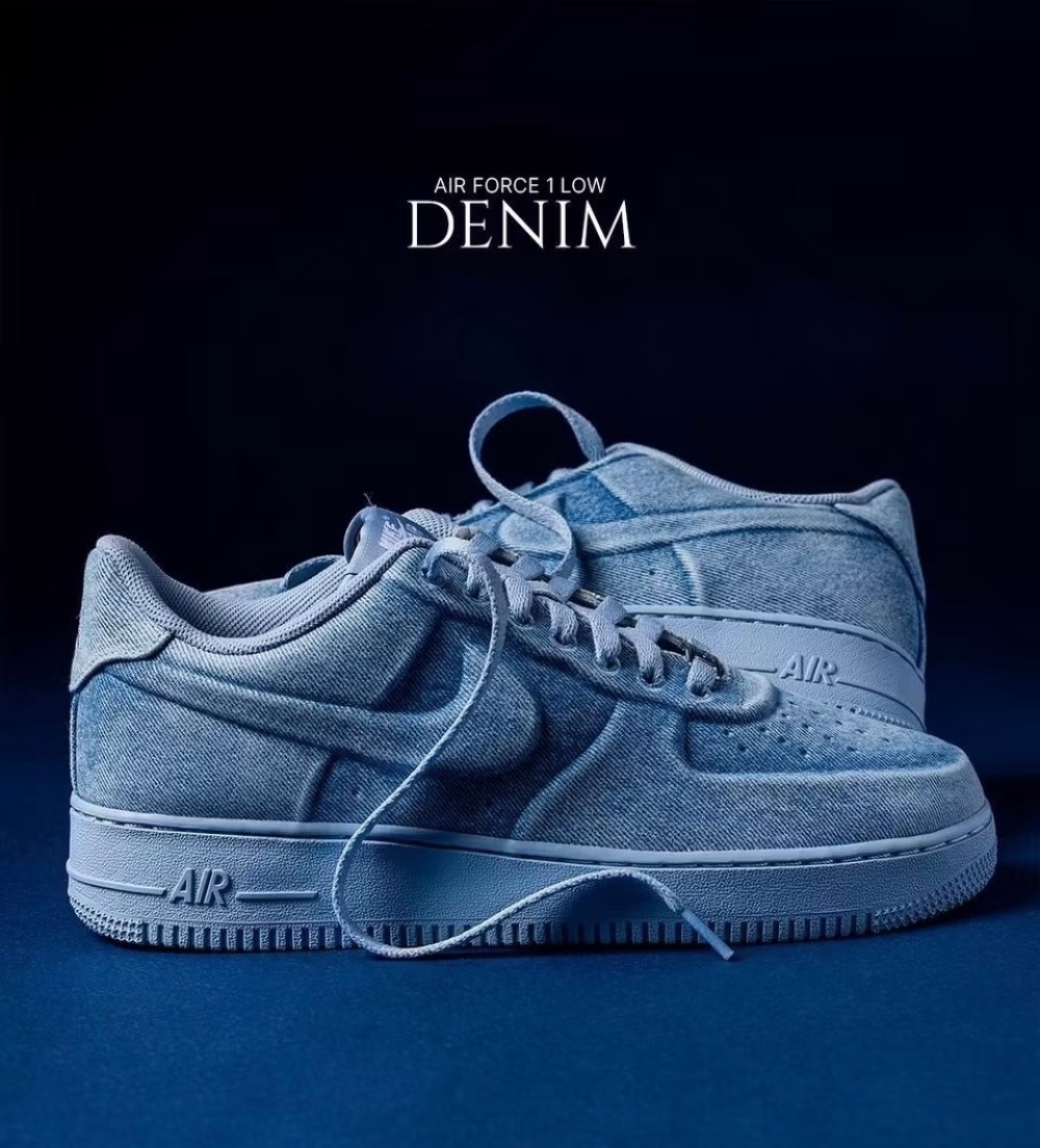 Ja Morant x Nike Air Force 1 Low Ja Morant Denim Light Armory Blue — 39.5 / 41 / 42.5 / 43 / 43.5 / 44 / 45 / 46 / 47 / 48, Novo