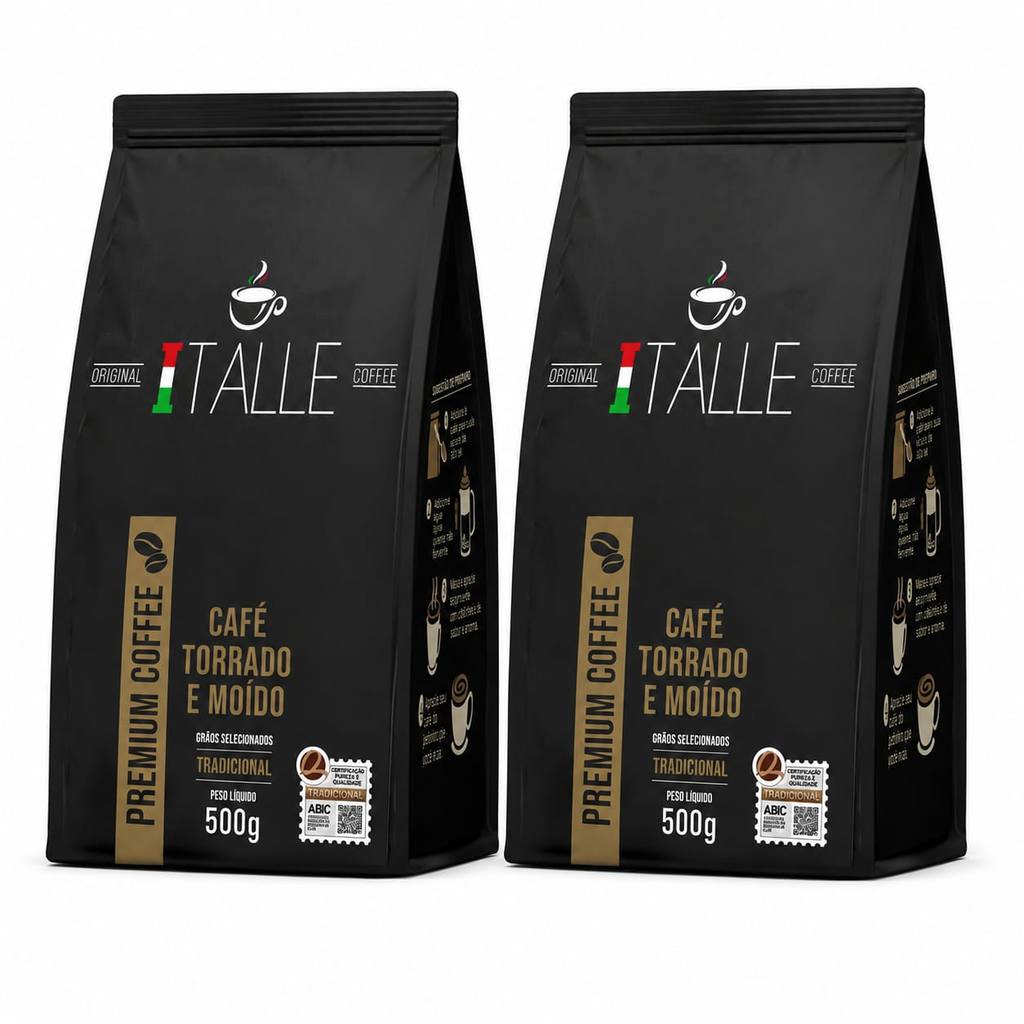 Café Torrado E Moído Café em Pó Café Tradicional Moido 1 Kg