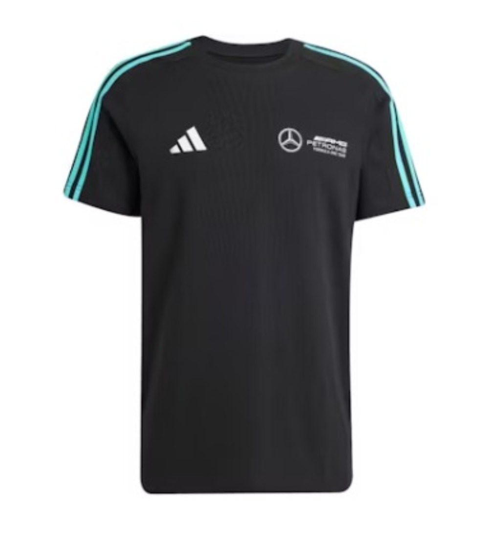 Mercedes - AMG Petronas x adidas Camiseta F1 Team DNA Black — XG, Novo