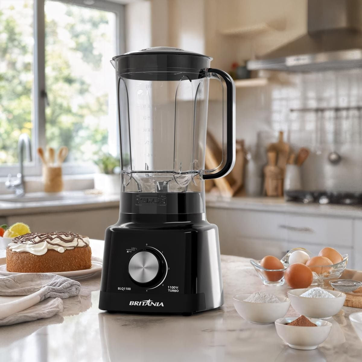Liquidificador Britânia BLQ1100 1100W Preto Preto / 110