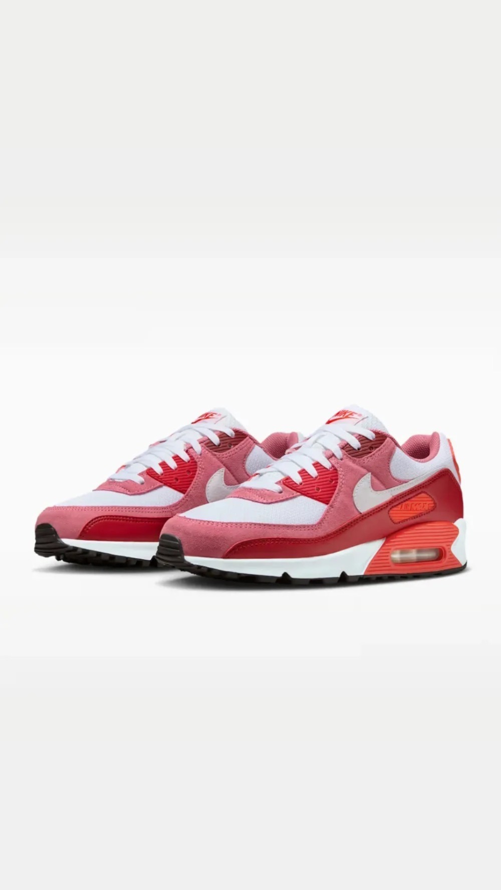 Nike Air Max 90 Peony Light Crimson White — 39, Novo