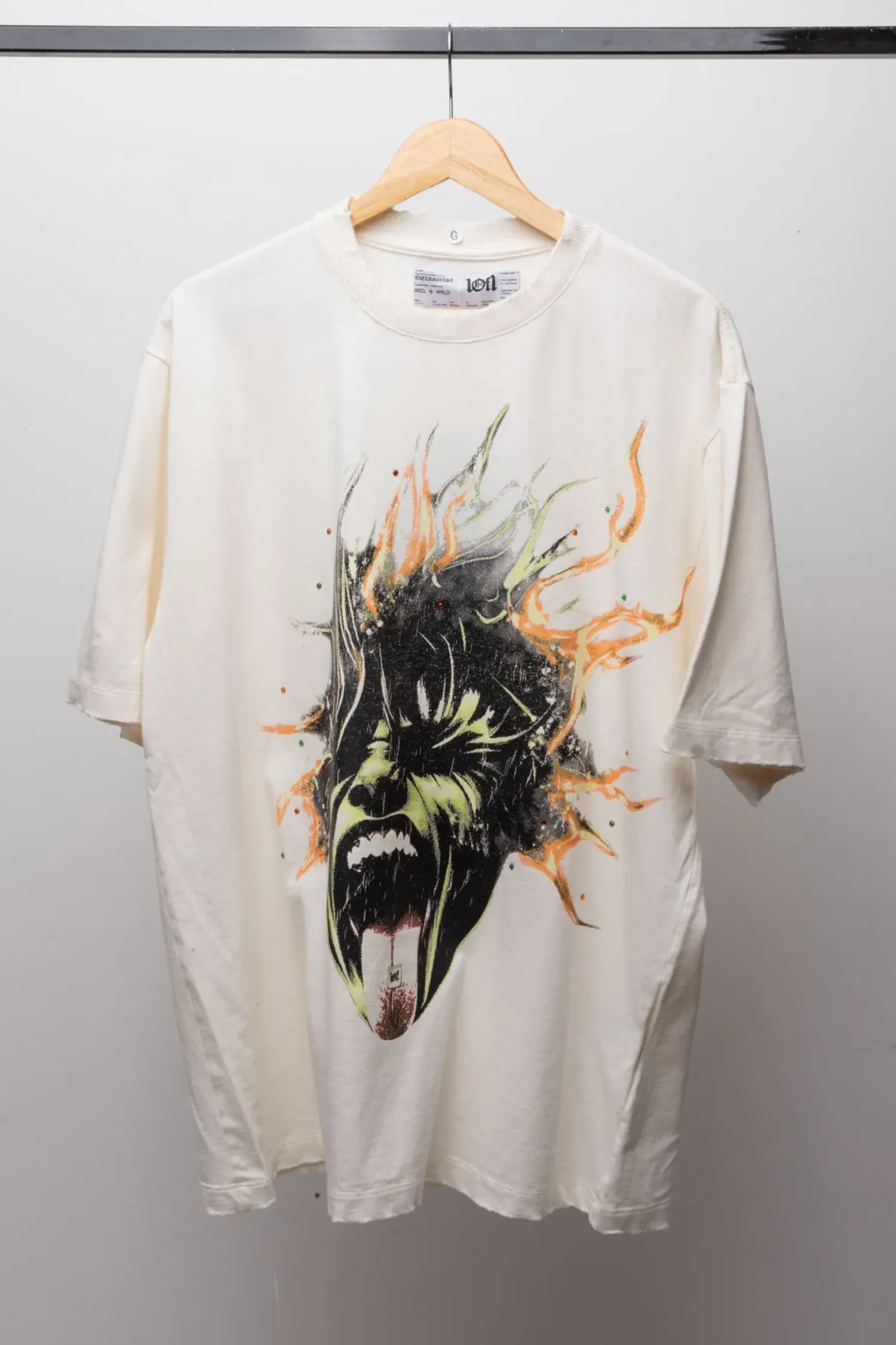 Camiseta Exclusiviist 1of1 H1gh Off Life Off White — G / XXG, Novo