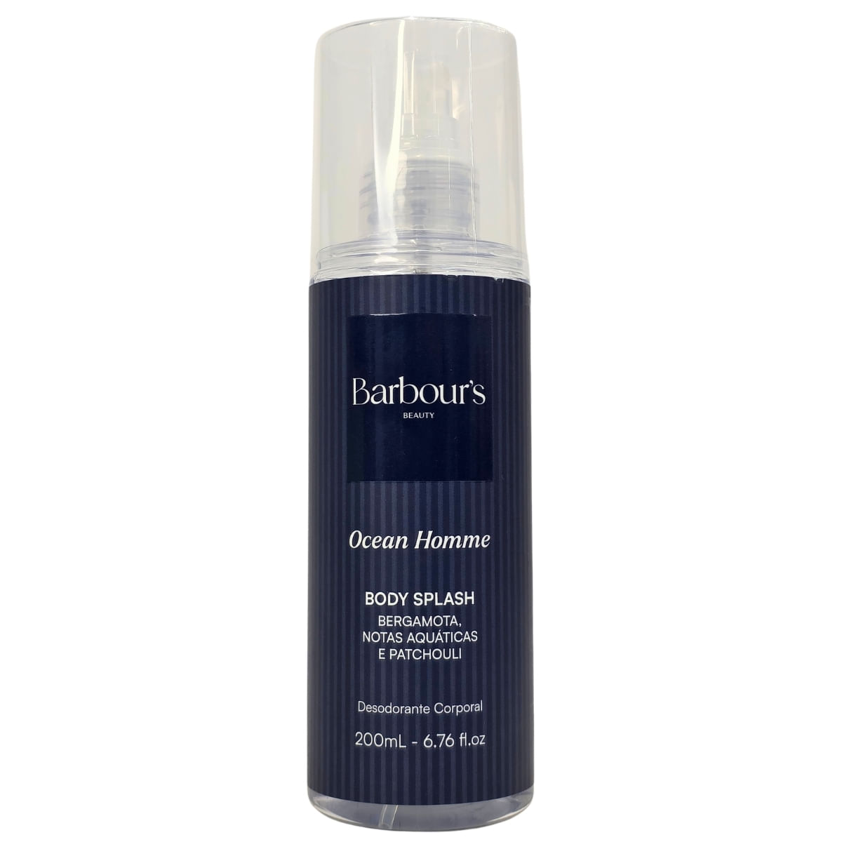 Body Splash Masculino Ocean Homme Barbours Beauty 200ml