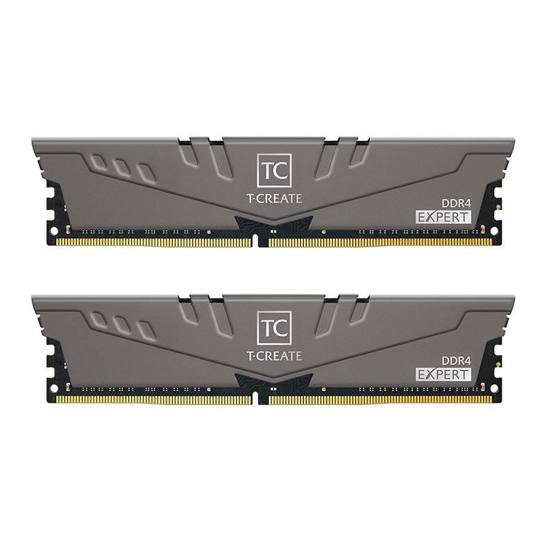 Memoria Team Group T-Create Expert, 64GB (2x32GB), DDR4, 3200MHz, C16, Cinza, TTCED464G3200HC16FDC01