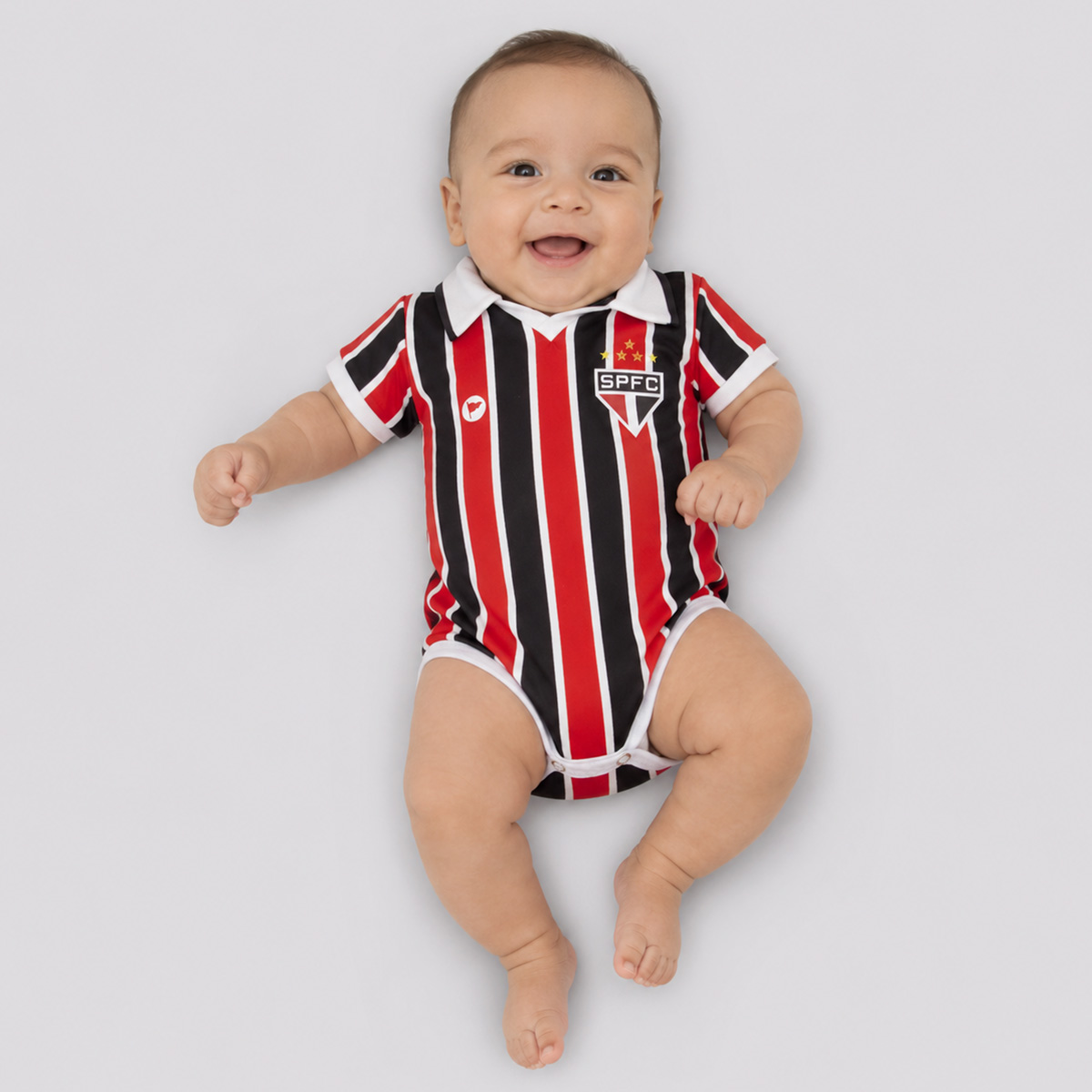 Body São Paulo Premium Tricolor Listrado