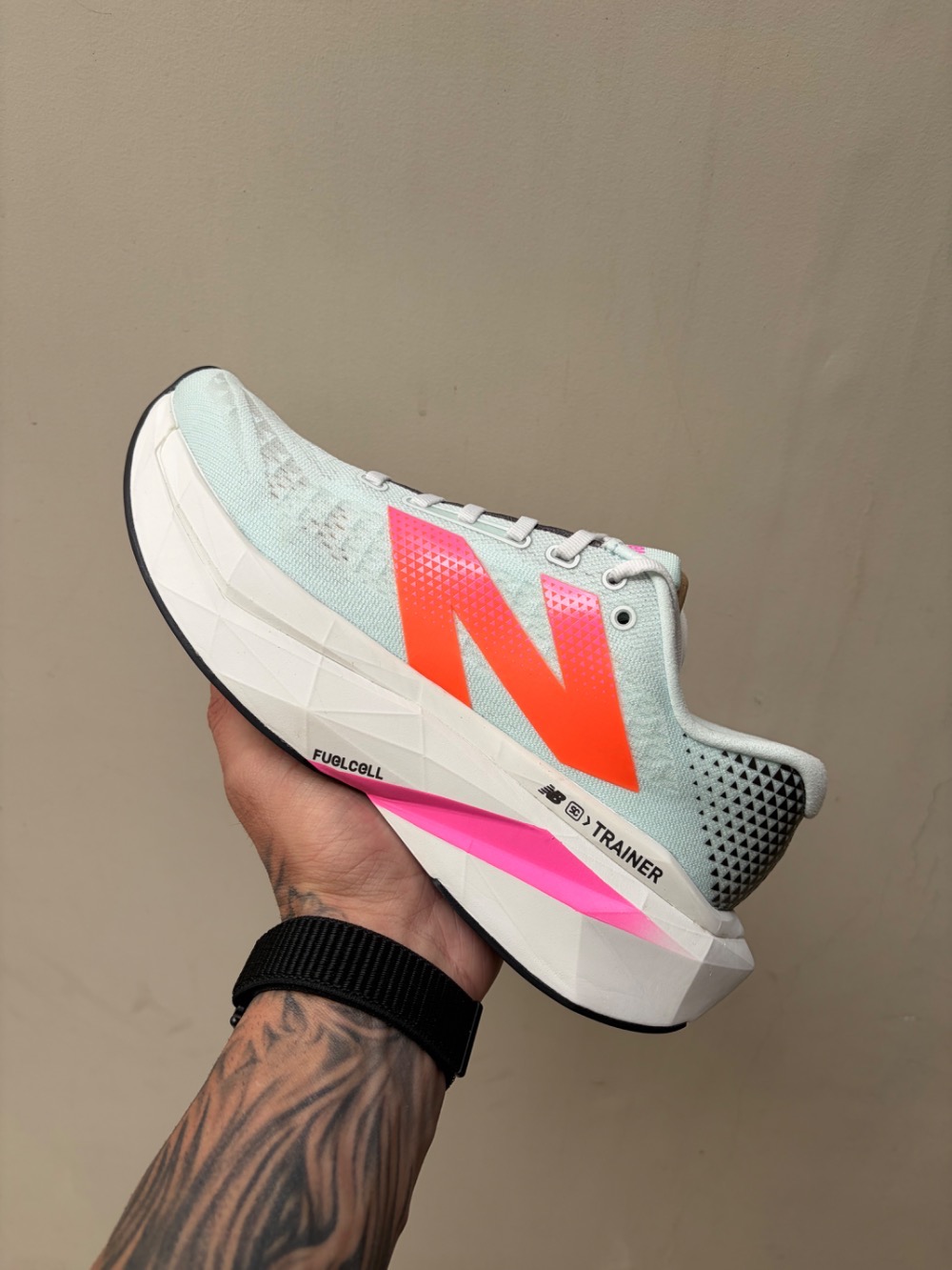 New Balance Fuelcell Supercomp Trainer V3 Fairweather Blue Glint Blue — 40 / 41 / 42, Novo