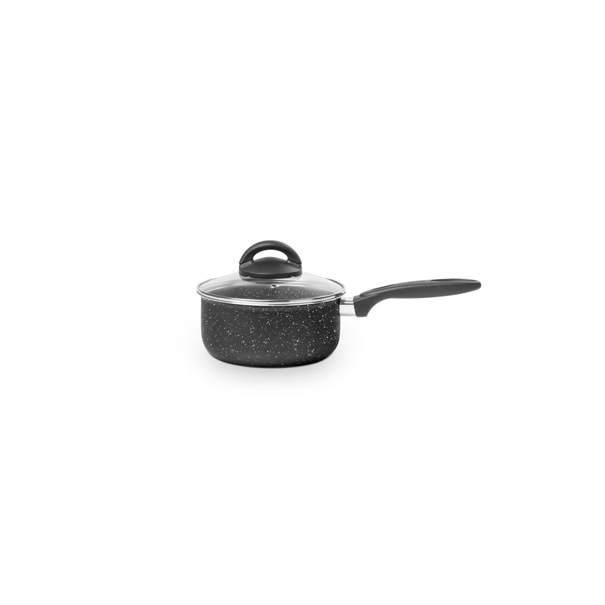 Panela com Tampa Brinox Suprema Antiaderente Ceramic Life Ø18cm 1,9 Litros Preto Preto