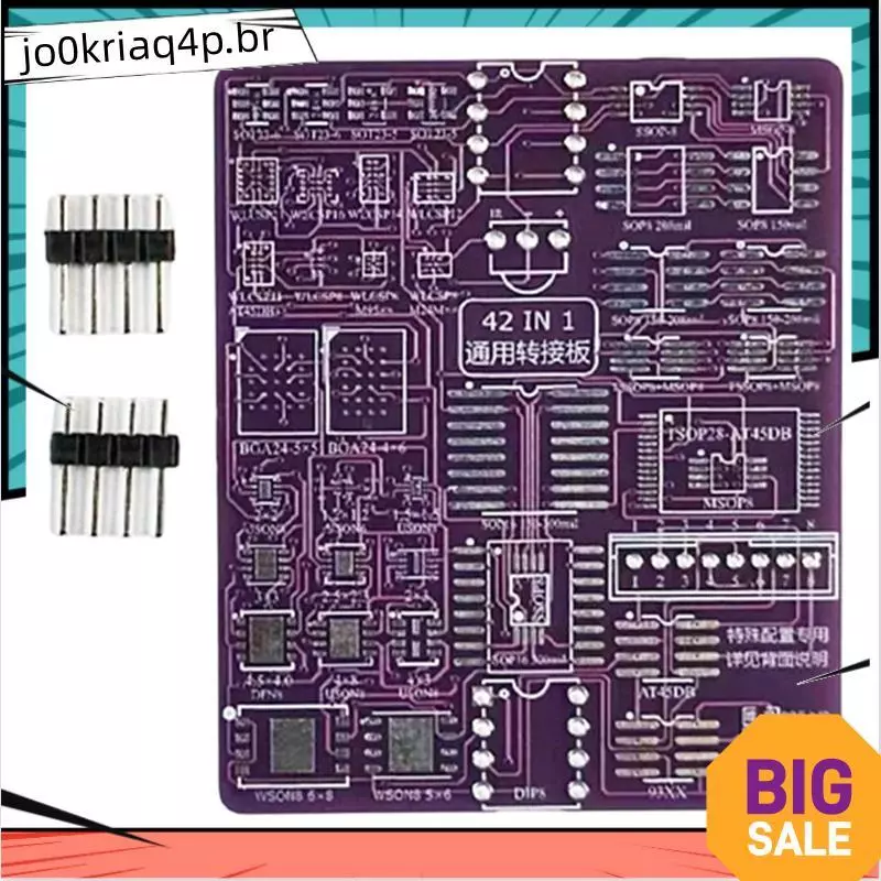 Adaptador De Placa De Queima , Leitura , Gravação E Para WSON8 QFN MSOP SSOP WLCSP SOT23