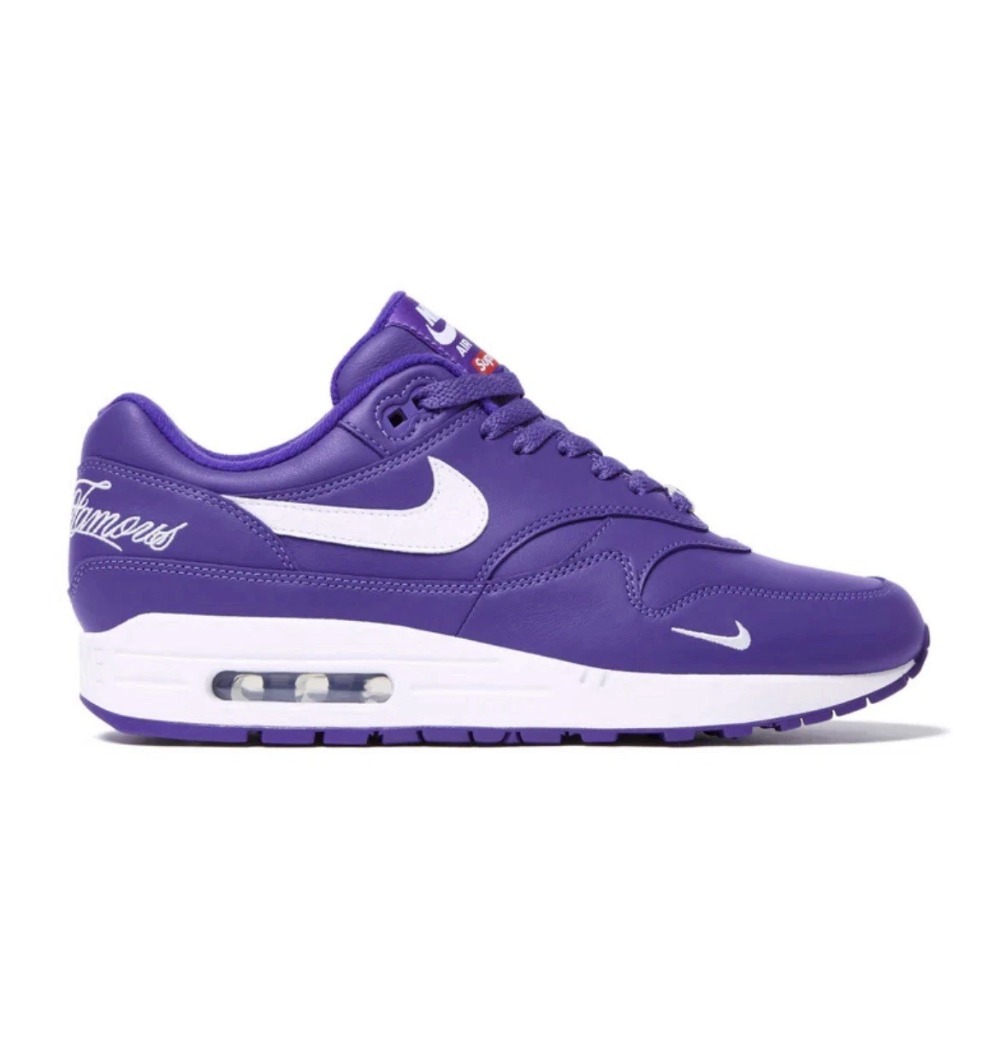Supreme x Nike Air Max 1 '87 SP Varsity Purple — 35, Novo