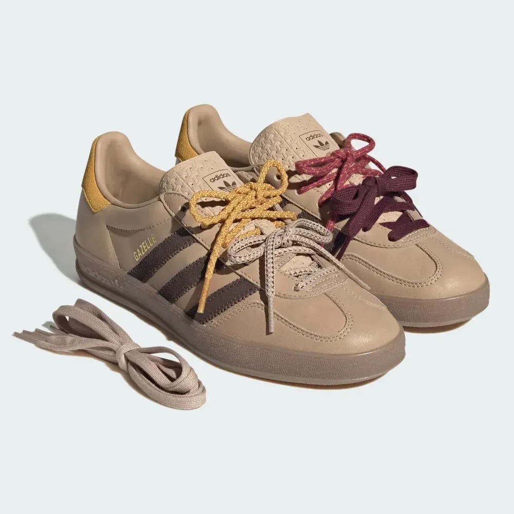 adidas Gazelle Indoor Magic Beige Brown Preloved Yellow — 35 / 36 / 37 / 38 / 39, Novo