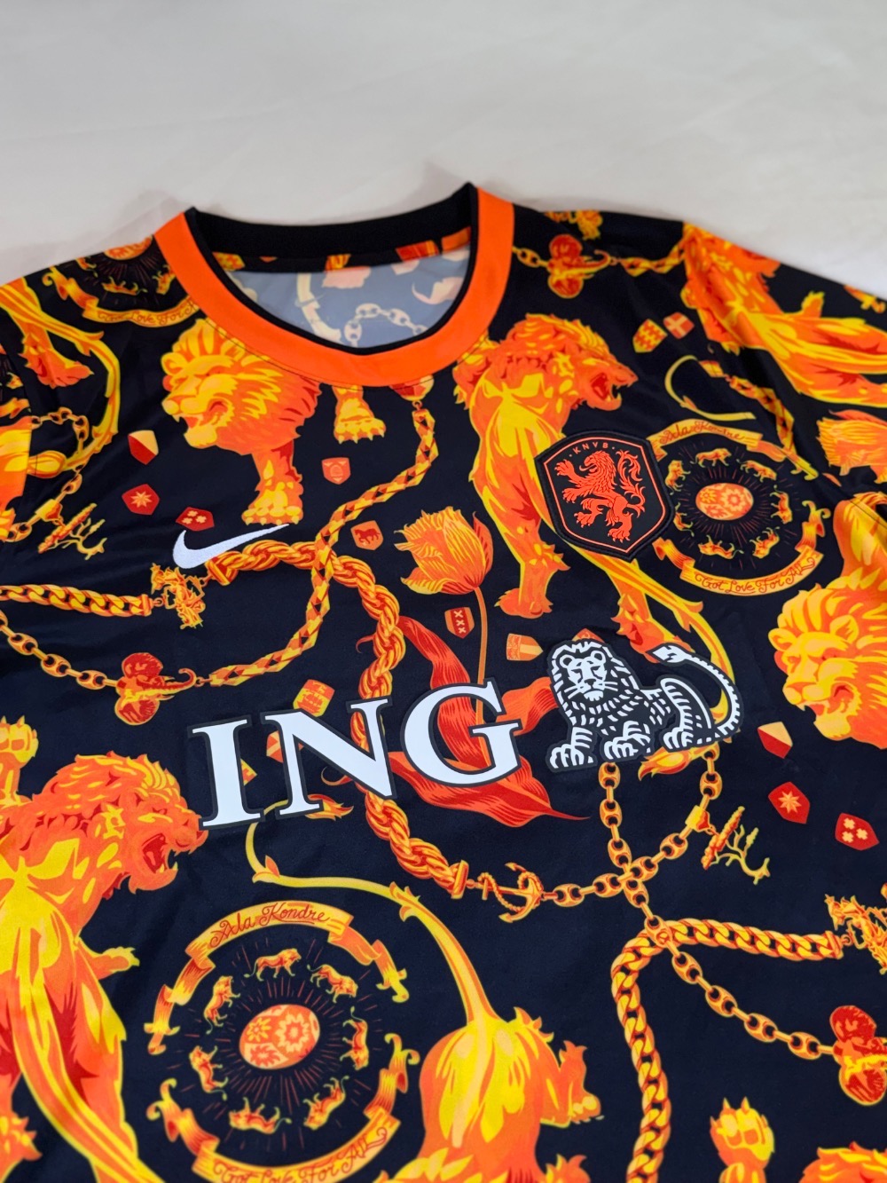 Holanda x Patta x Nike Camiseta Dri-FIT Academy Pro Pré-Jogo Orange — XG, Novo