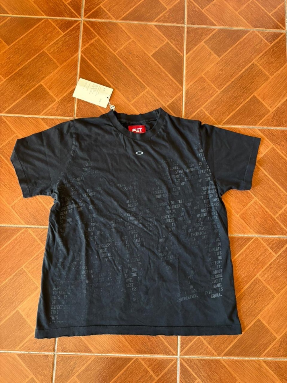 Oakley x Piet Camiseta Faded Manifest Vintage Black — M, Novo