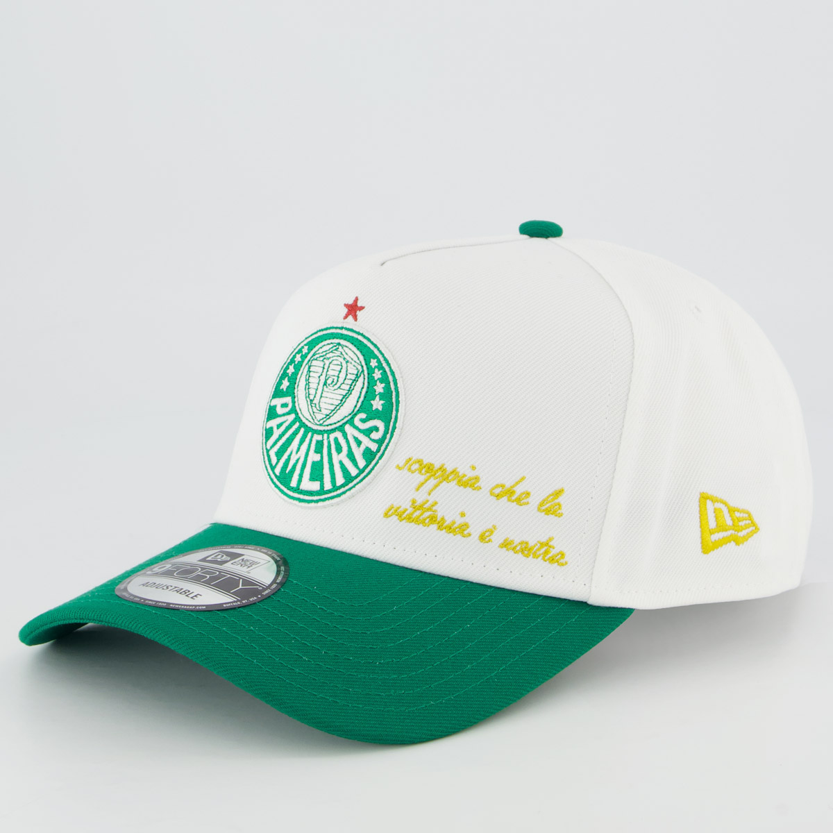 Boné New Era Palmeiras Soccer SN 940 AF Branco e Verde