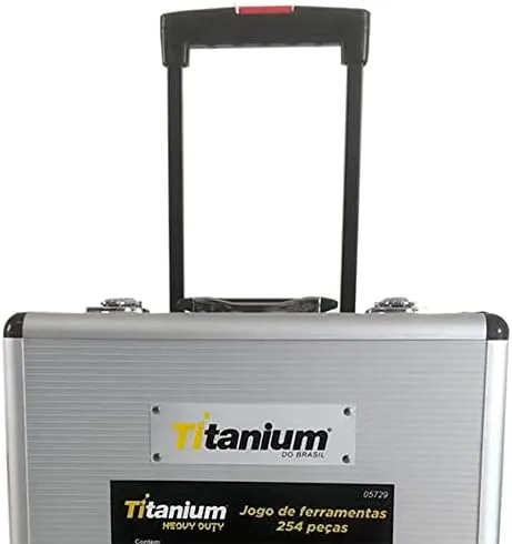 JOGO DE FERRAMENTAS C/ 254 PCS - TITANIUM
