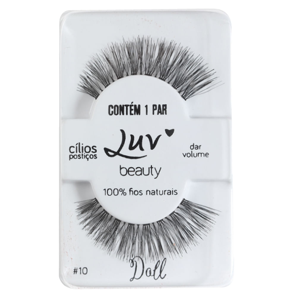 Cílios Postiços Luv Beauty - Luv My Lashes Doll — Pack Unitário
