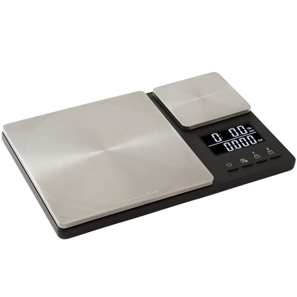 Balança Digital Dupla Preto Kitchenaid
