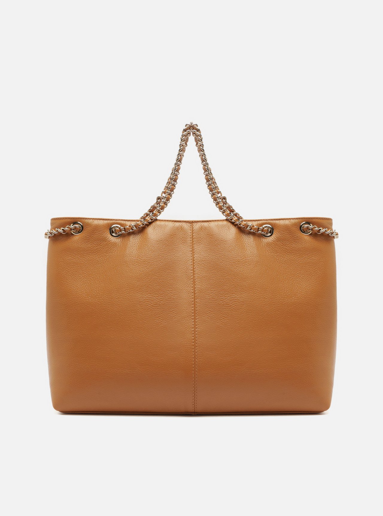 Foto 3 de Bolsa Tote Marrom Couro Matelassê Gab Grande