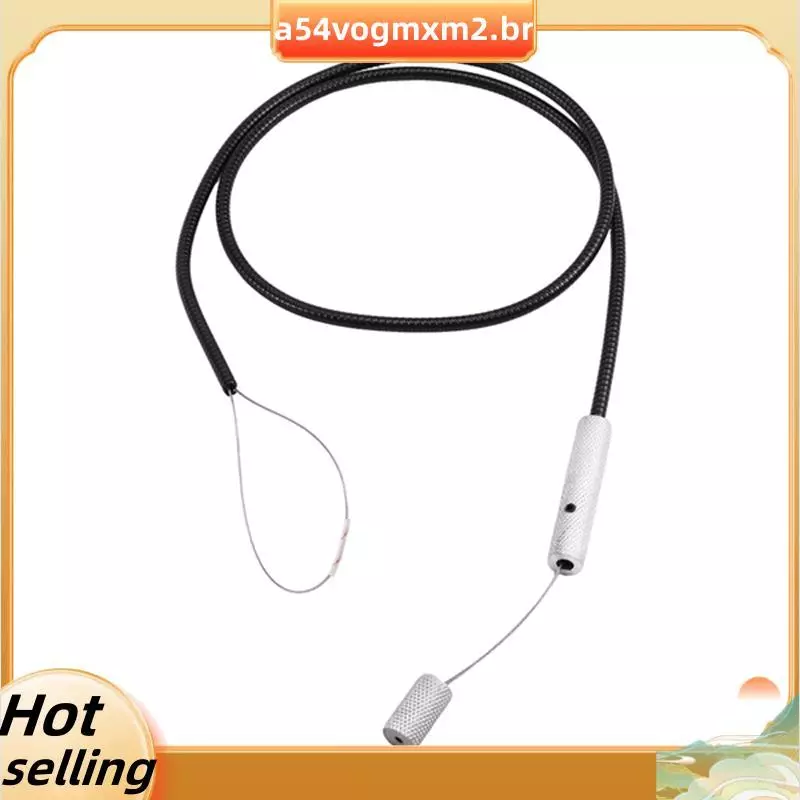 Kit De Ferramentas De Resgate Para Fechadura De Porta De Carro-Corda De Cobra Flexível De 1M Com Gancho Espesso Extração