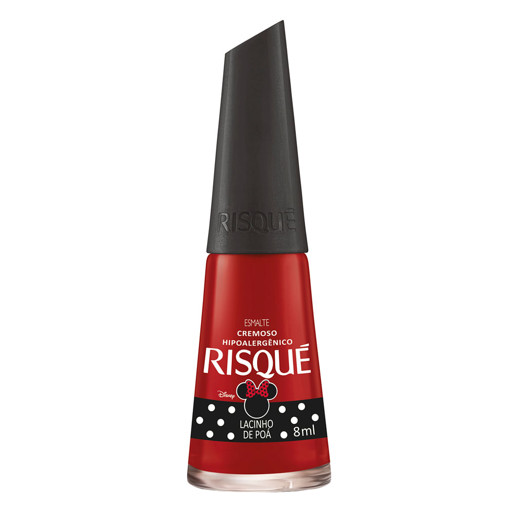 Esmalte Risqué Minnie Mouse — Lacinho de Poa