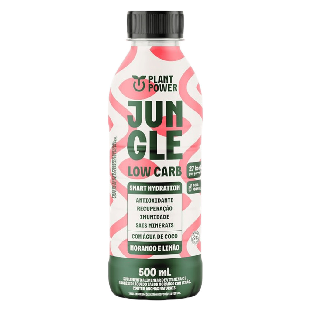 Jungle Isotônico Electrolytes Morango e Limão Pet 500ml