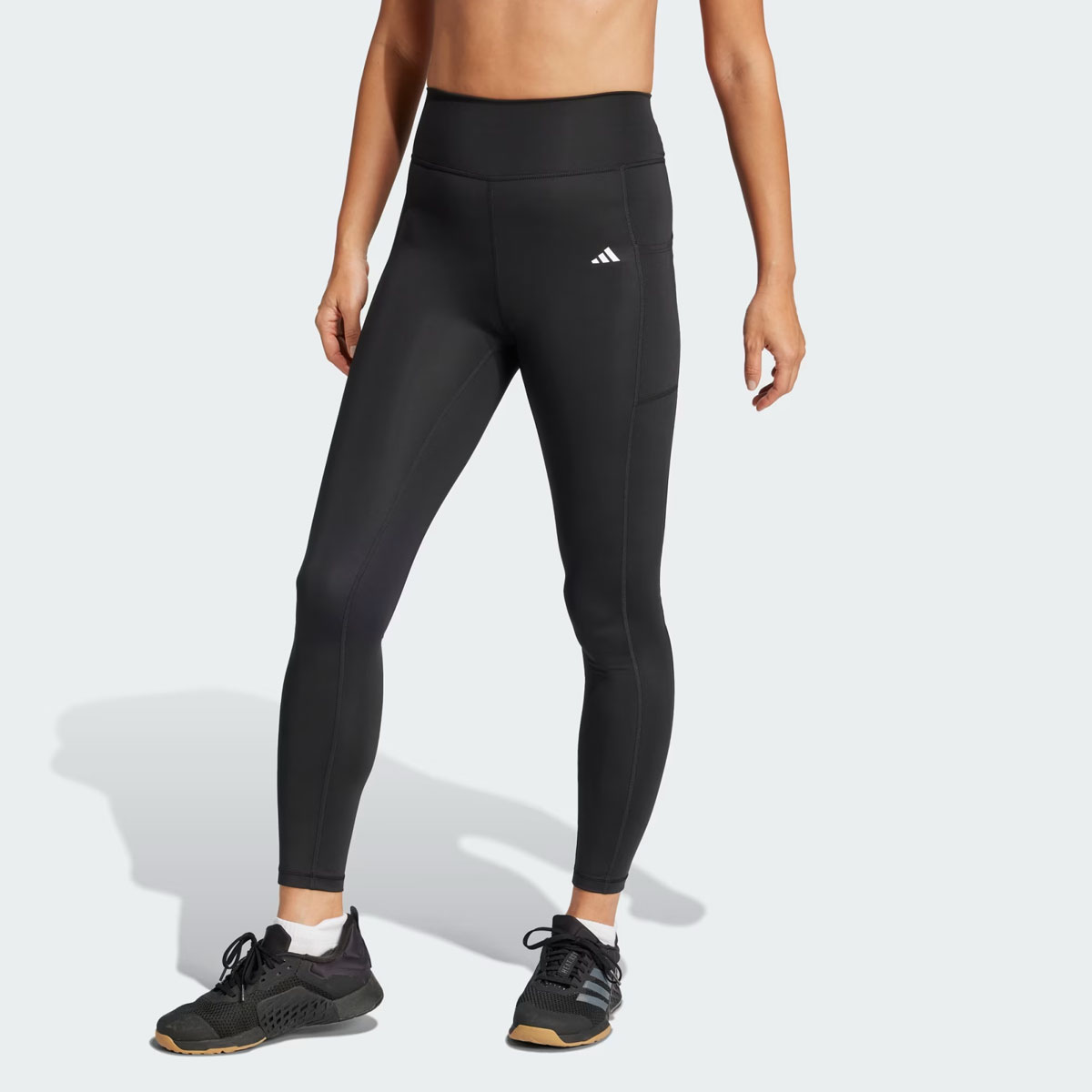 Calça Legging Adidas Optime Stash Feminina Preta