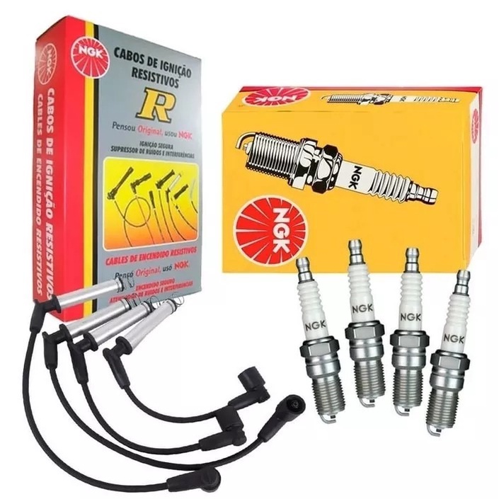 Kit Jogo Cabo E Vela Carro Fiesta 1.6 8v Flex Desde 2008
