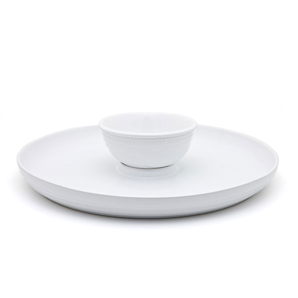 Prato para Aperitivo Branco Le Creuset