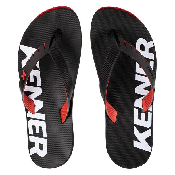 Chinelo Masculino Red Kenner - HOK PRETO/VERMELHO 38