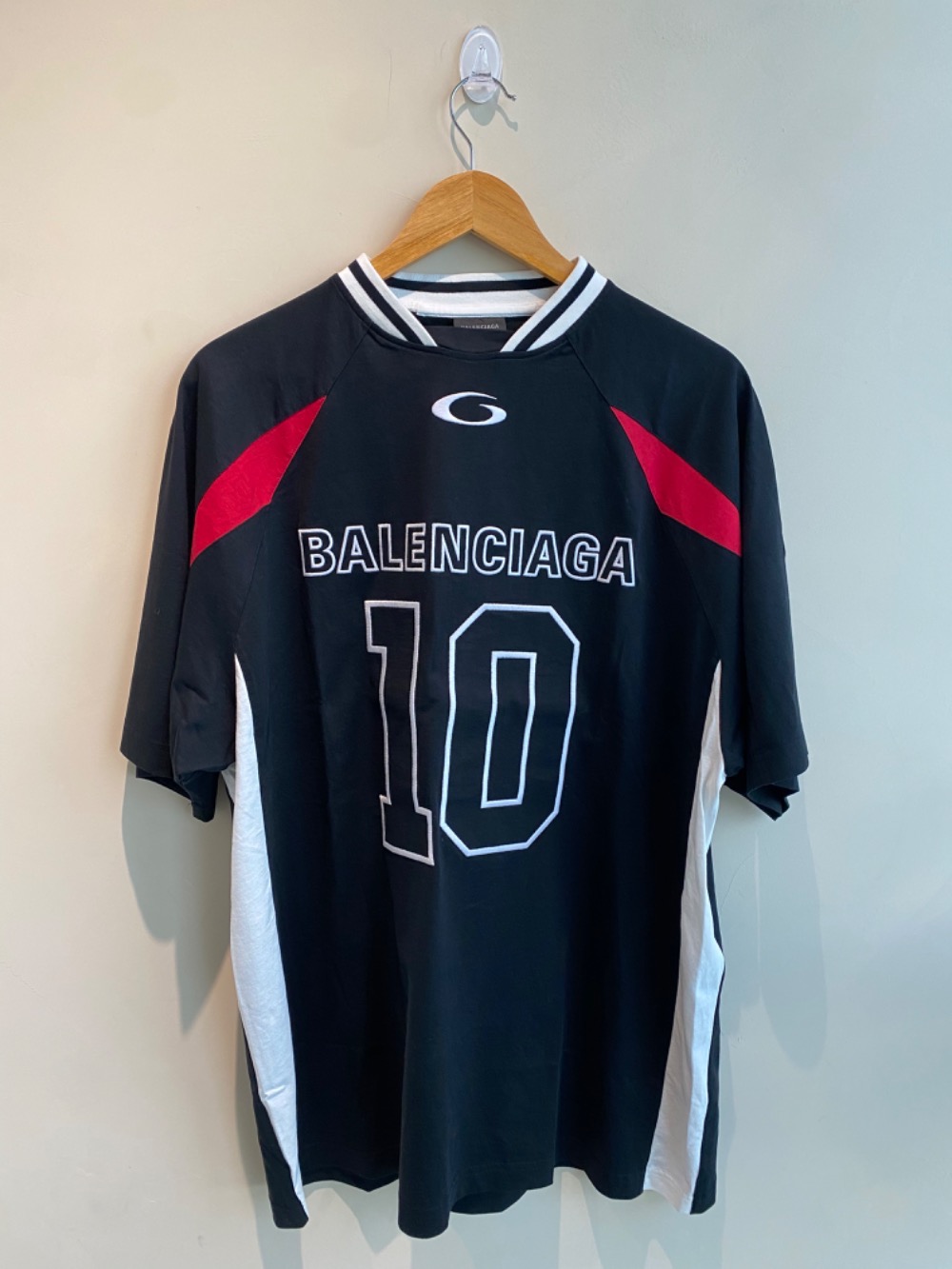 NBA x Balenciaga Camiseta Oversized Black — PP, Novo