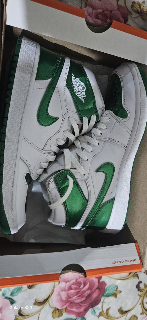 Air Jordan 1 High Golf Metallic Green — 41, Usado