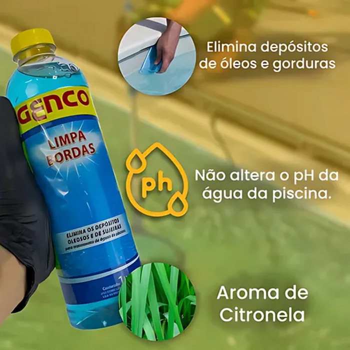 Foto 2 de KIT 4 LIMPA BORDAS 1L. GENCO