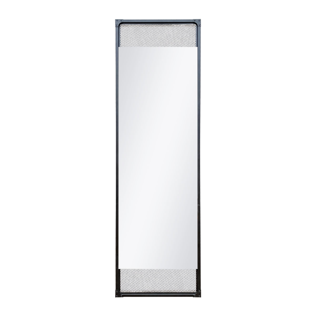 Espelho de Chão Industrial Multi Preto 153x43cm