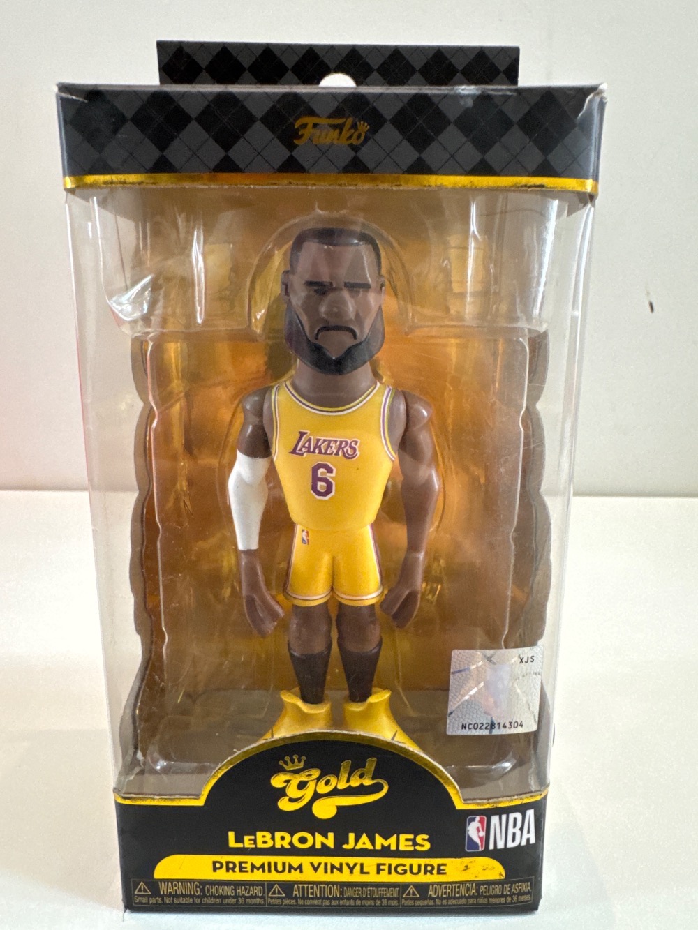 Funko Gold NBA Los Angeles Lakers #6 Premium Vinyl Figure LeBron James — SUPER POP, Novo