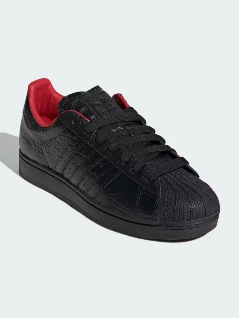 adidas Superstar II Core Black Better Scarlet — 35 / 36 / 37 / 38 / 40 / 41 / 42, Novo