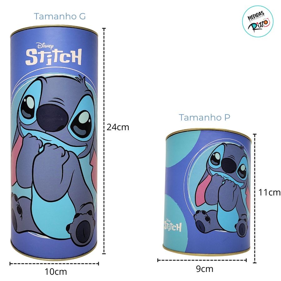 Foto 2 de Lata para Presente Stitch - 1 unidade - Disney Original - Rizzo