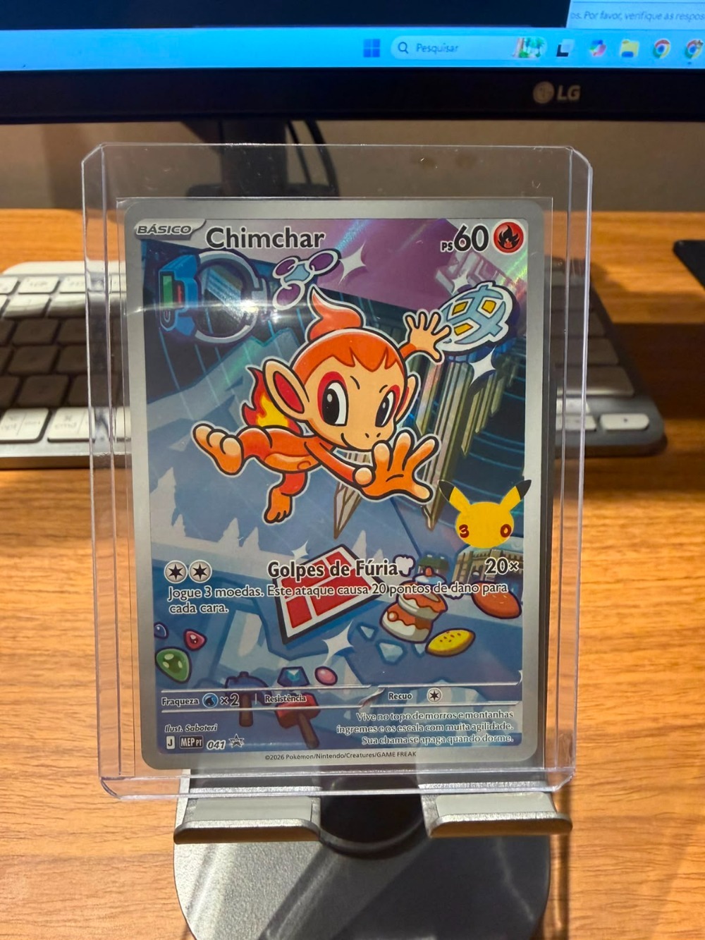 Chimchar (41) Mega Promos Pokémon TCG — Near Mint, Novo