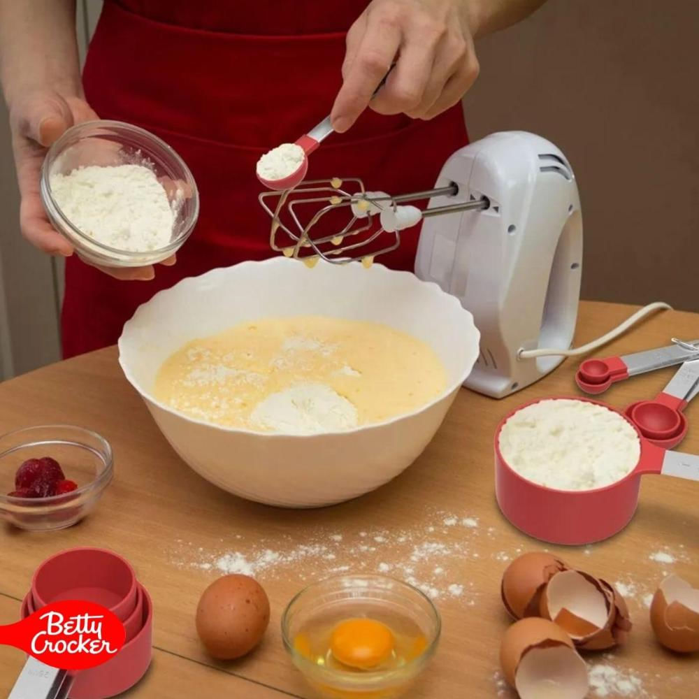 Foto 3 de Conjunto 5 Xícaras e 4 Colheres Medidoras Betty Crocker