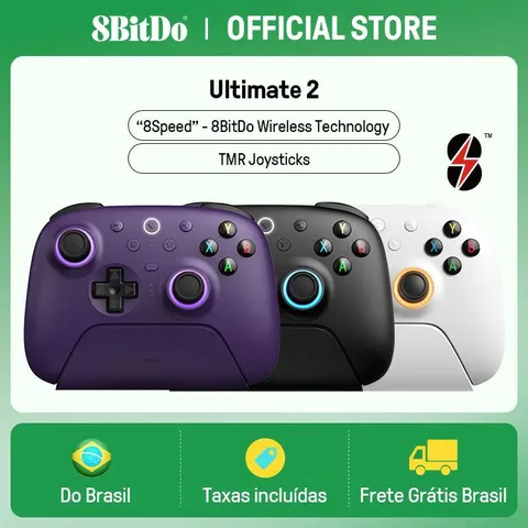 Controle 8BitDo Ultimate 2 para PC e Android
