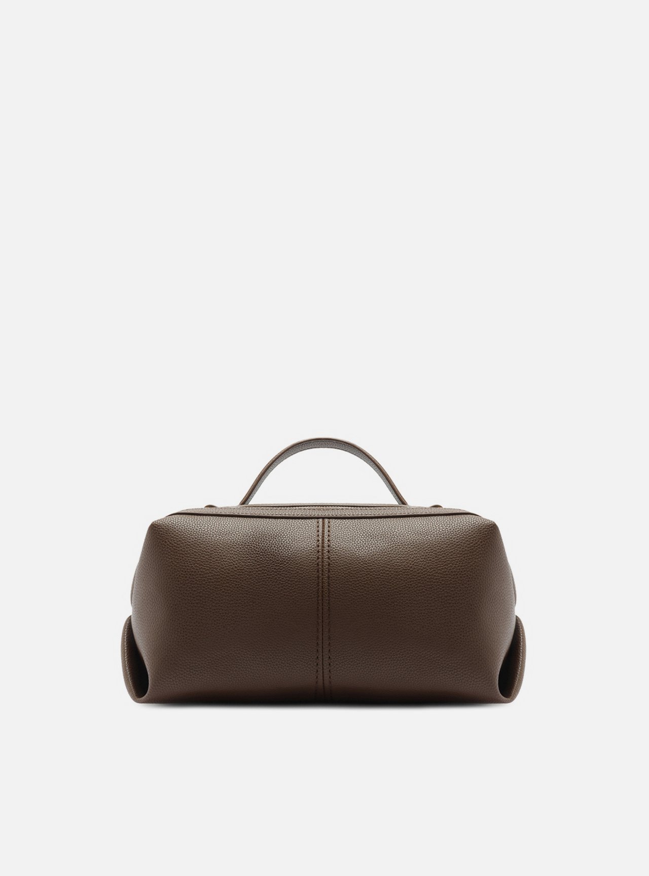 Bolsa Bowling Marrom Média Metais