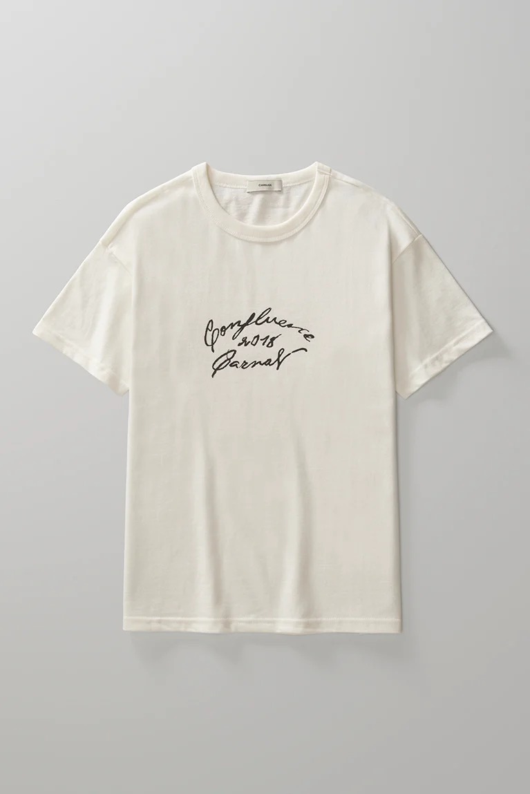 Camiseta Carnan Confluence Slim Fit Off-white — XG / XXG, Novo