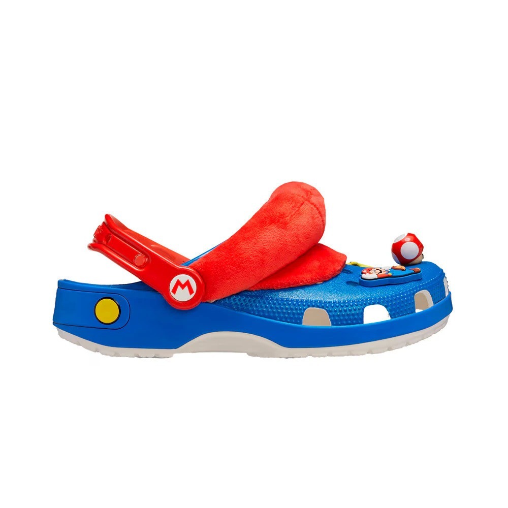 Super Mario x Crocs Classic Clog Mario Blue — 35 / 36 / 37 / 38 / 39 / 40 / 41 / 42 / 43 / 44, Novo