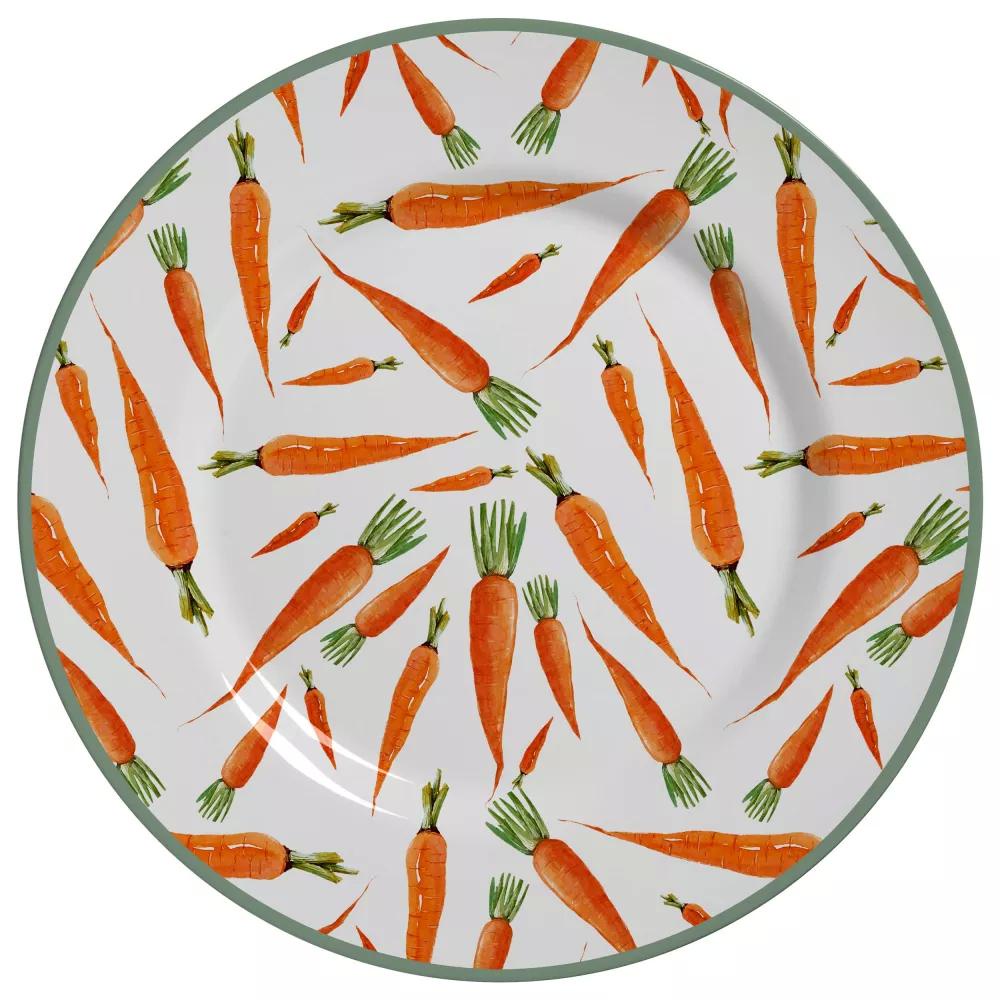 Conjunto com 6 Pratos Raso Bunny Pascoa Ø 29cm Cerâmica Alleanza