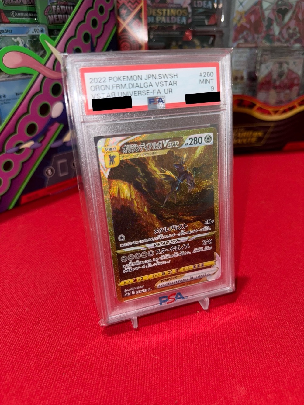 Dialga Forma Origem VSTAR (260/172) VSTAR Universe Pokémon TCG JPN — PSA 9, Novo