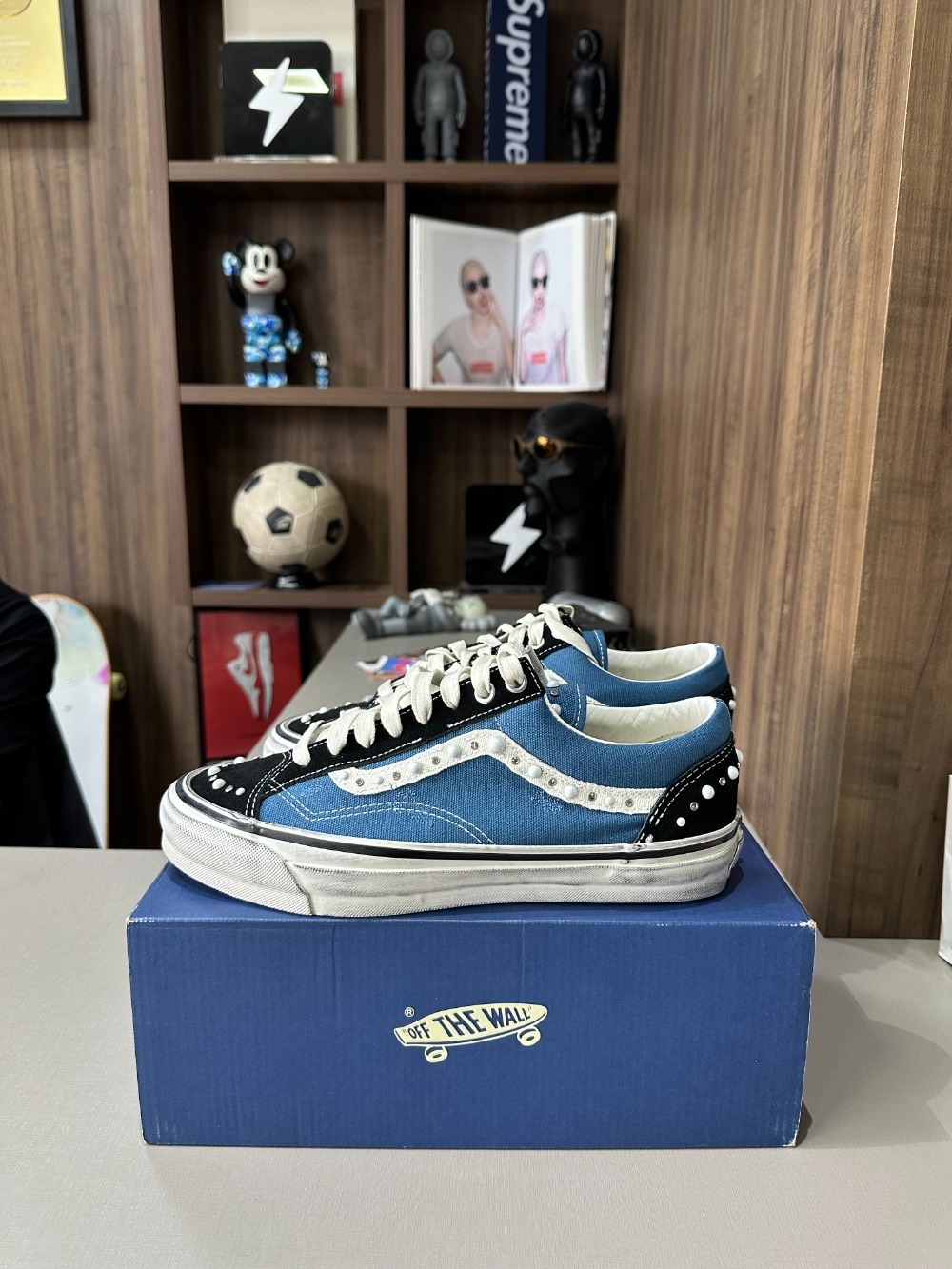 Vans Old Skool Pearlized Navy — 40.5, Novo