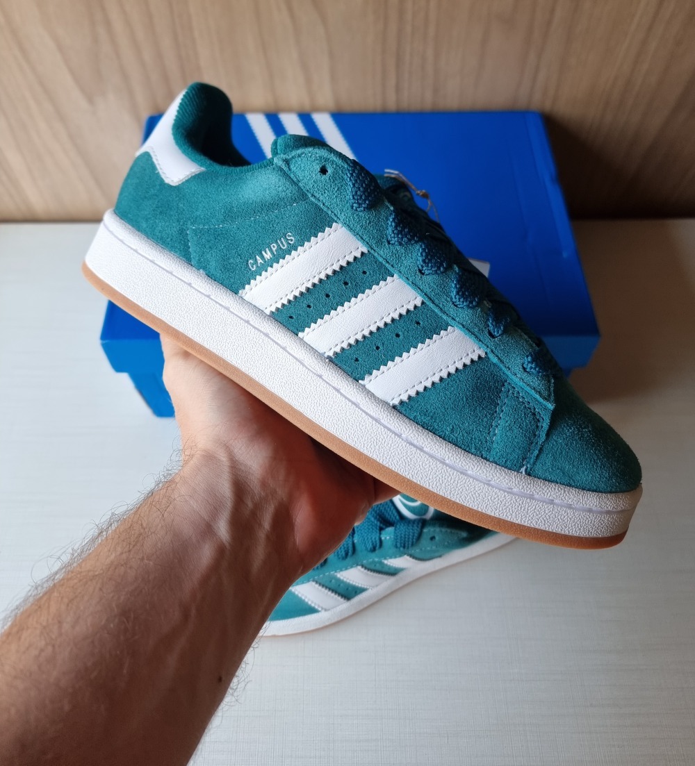 adidas Campus 00s Legacy Teal Cloud White — 36, Novo