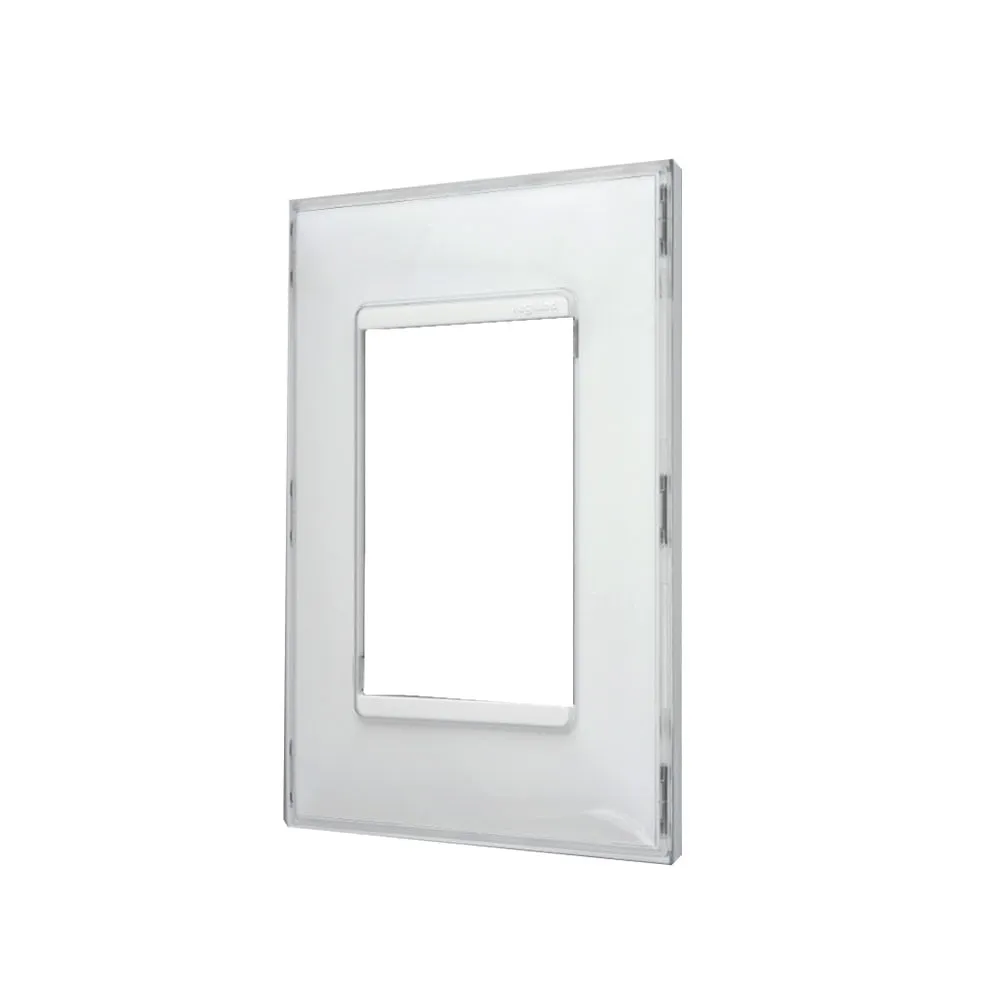 PLACA 3 POSTOS 4X2 KRISTALL - PIAL PLUS+ PIAL